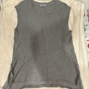 Toad & Co sleeveless sweater size small. EUC gray, soft cotton